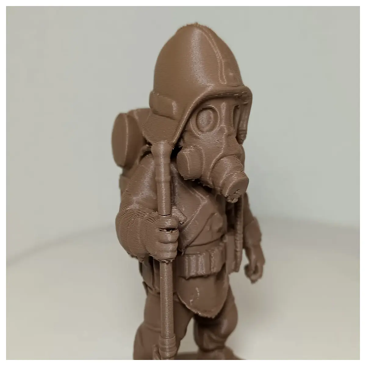 cute chibi soldier figurine collectible toy for kids desk decoration army theme gift