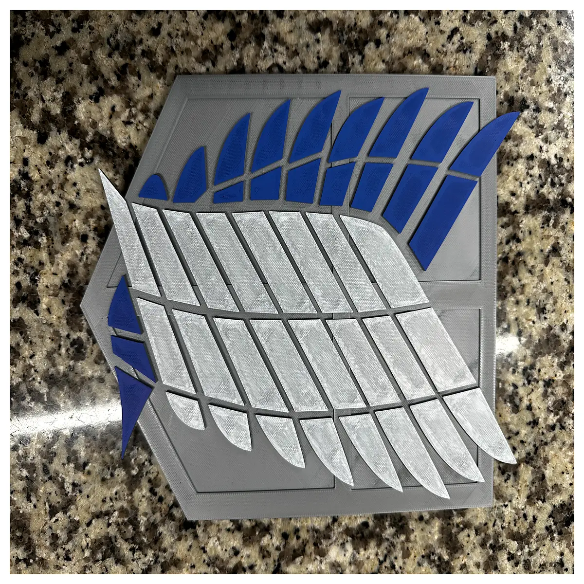 attack on survey corps emblem wall art canvas print poster anime room decor for fans
