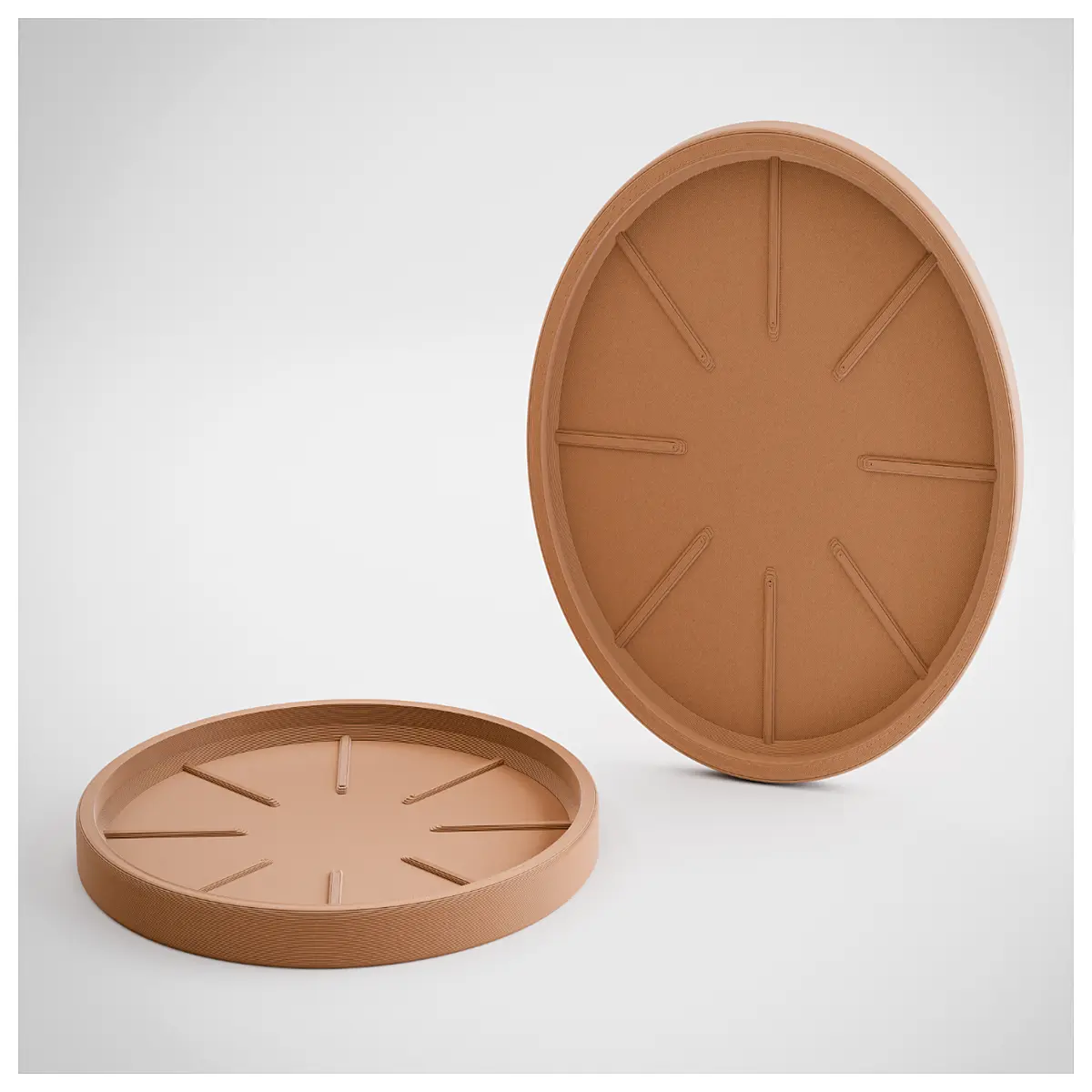 self watering saucer for potted plants indoor drip tray with water level indicator non slip base for houseplants