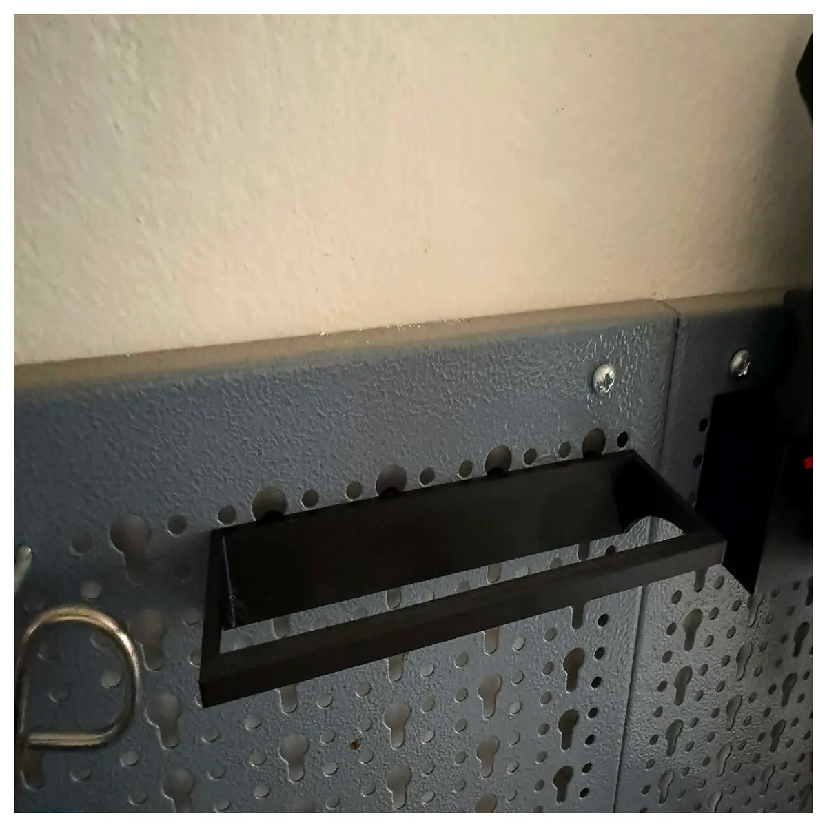kupper pegboard wall mount bracket for pliers tool holder organizer storage rack duty