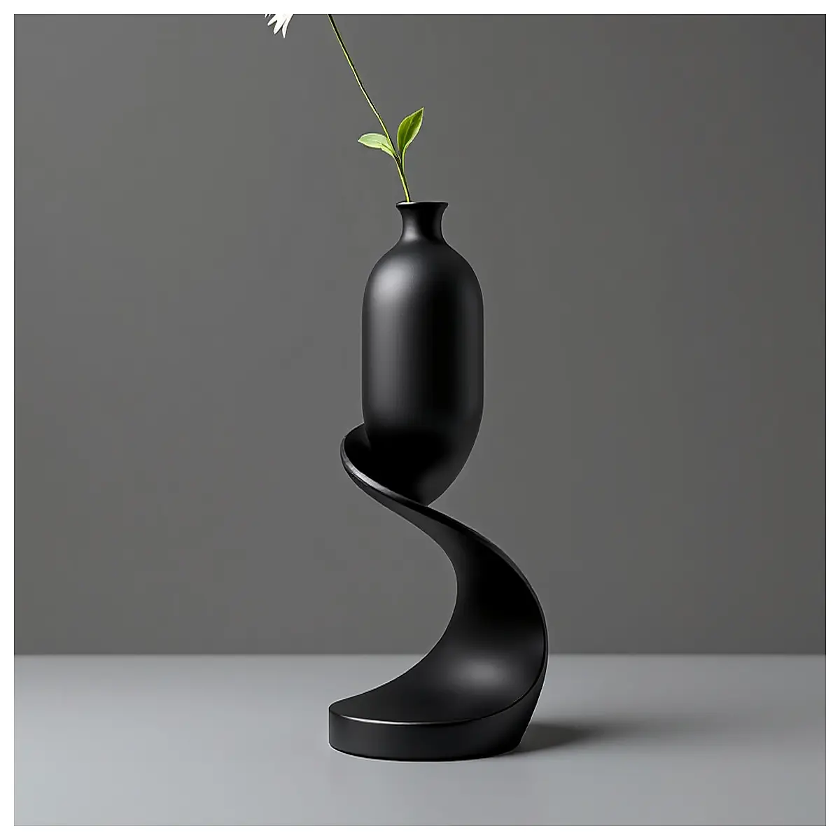 modern resin waterfall vase for home decor elegant cascading plant pot with drainage hole indoor flower container