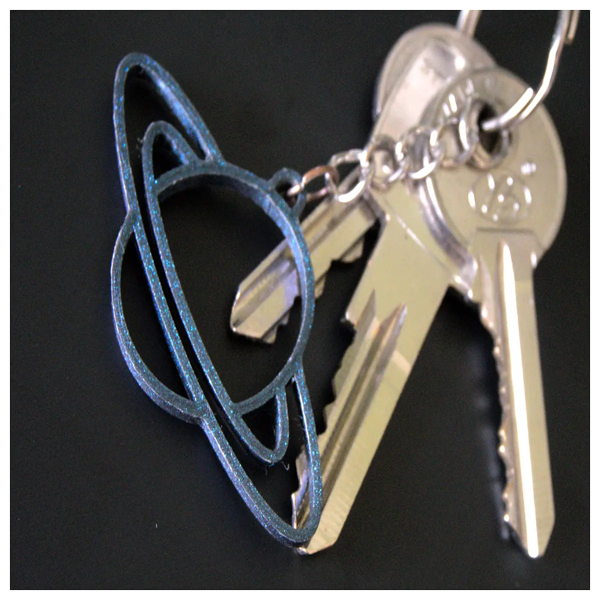 metal keychain for keys space planet charm bag accessory astronomy kids men women