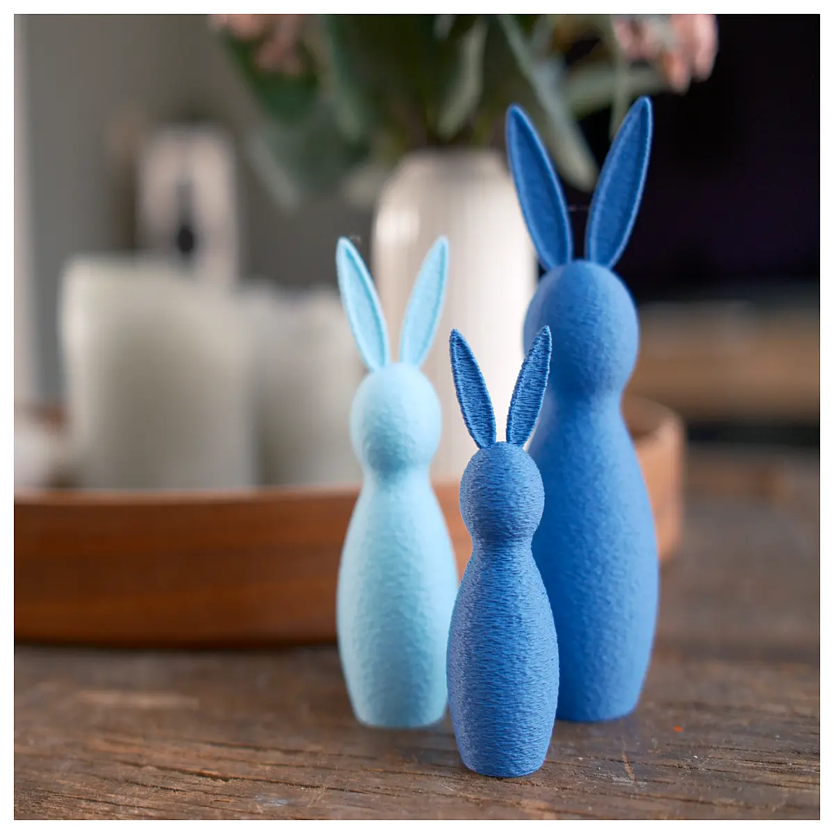 cute bunny plush with tail easter decoration spring egg hunt kids