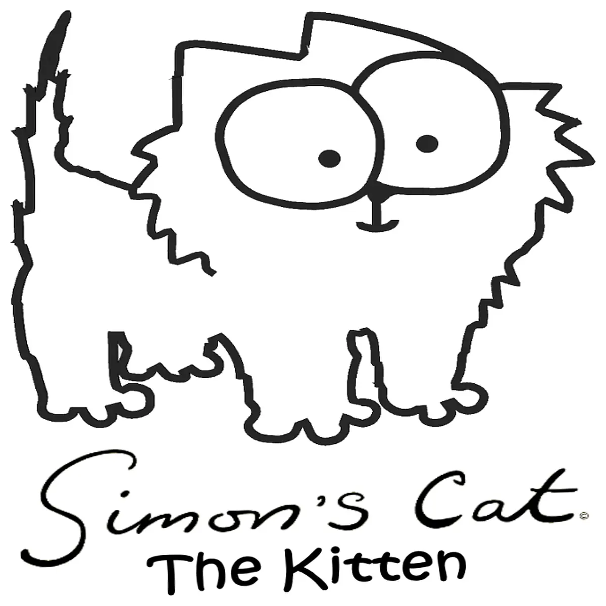 simon s cat kitten plush toy merchandise cute cat figurine for desk decor