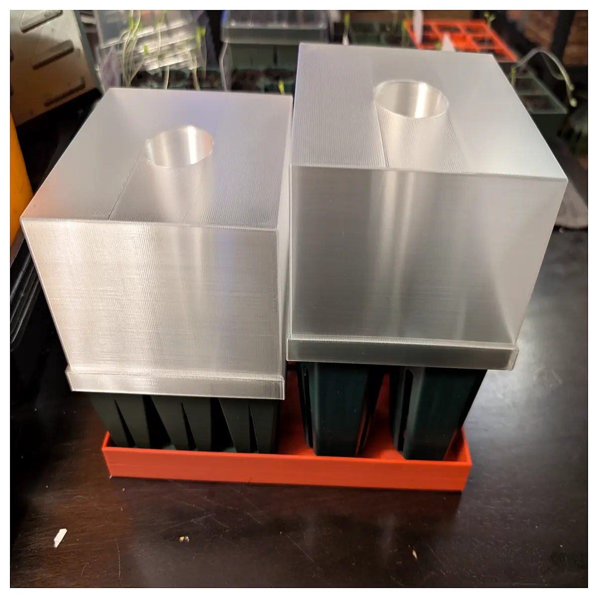 127mm seed starter tray auto watering lid humidity dome propagation cover with vents