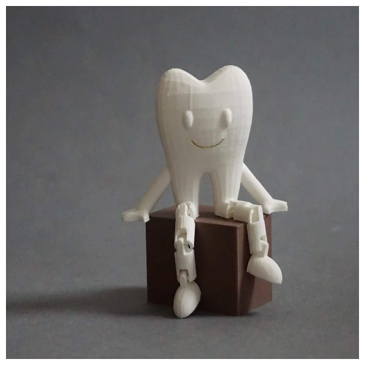 funny moving smile teeth toy for kids animated laughing tooth prop interactive dental health education puppet
