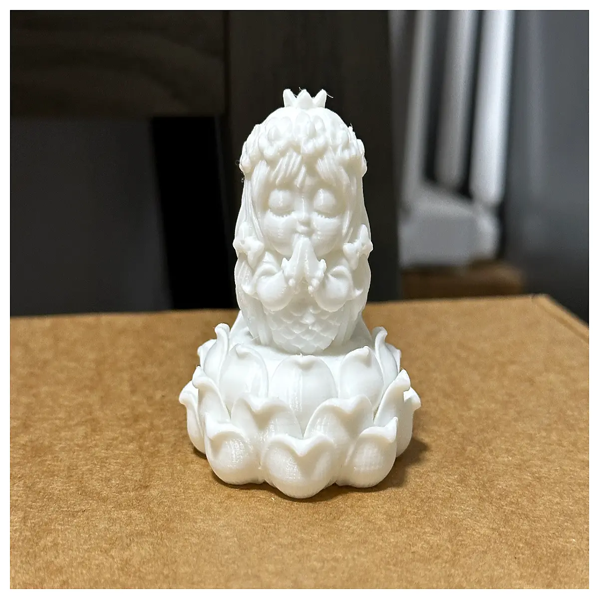 cute mermaid figurine collectible doll resin statue home decor kids girls fantasy toy