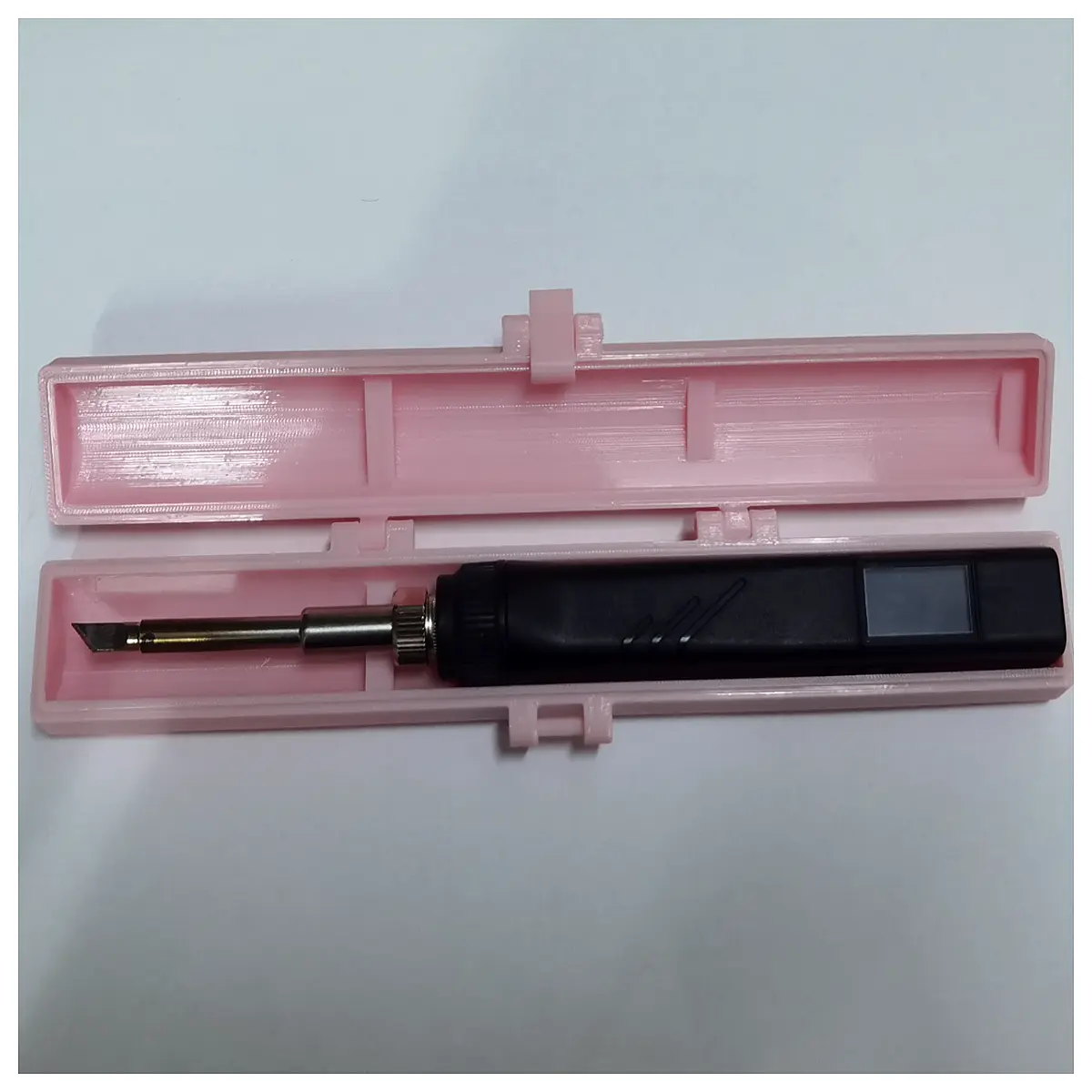 t12 soldering iron station case protective storage box for electronics repair tools organizer