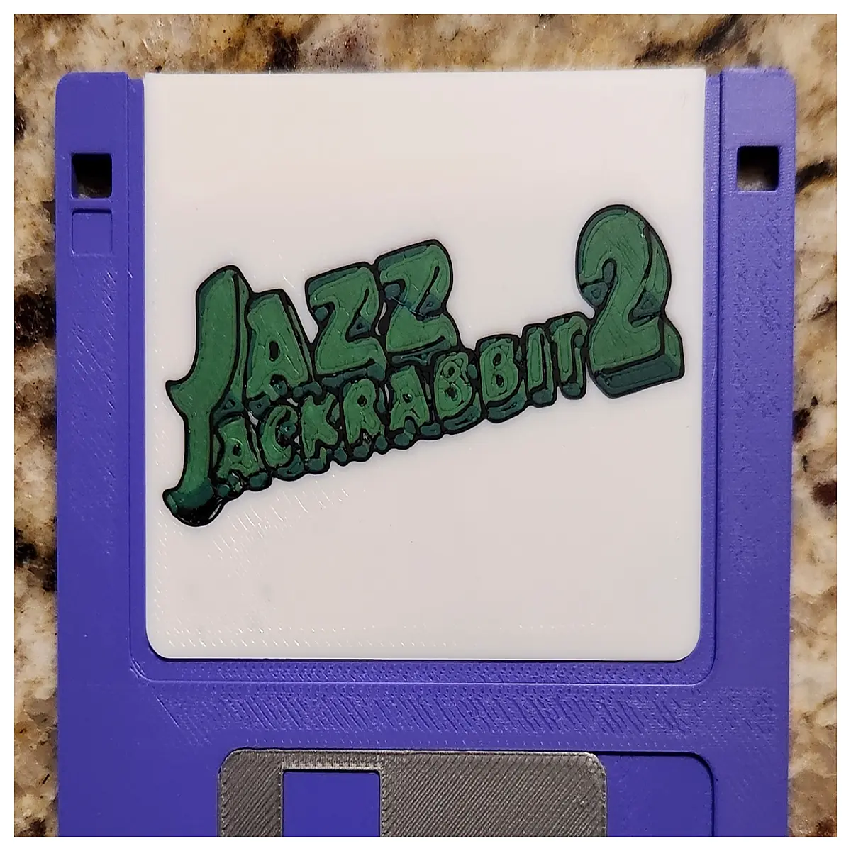retro floppy disk coaster jazz bunny vintage gaming aesthetic desk mat cute rabbit tech accessory