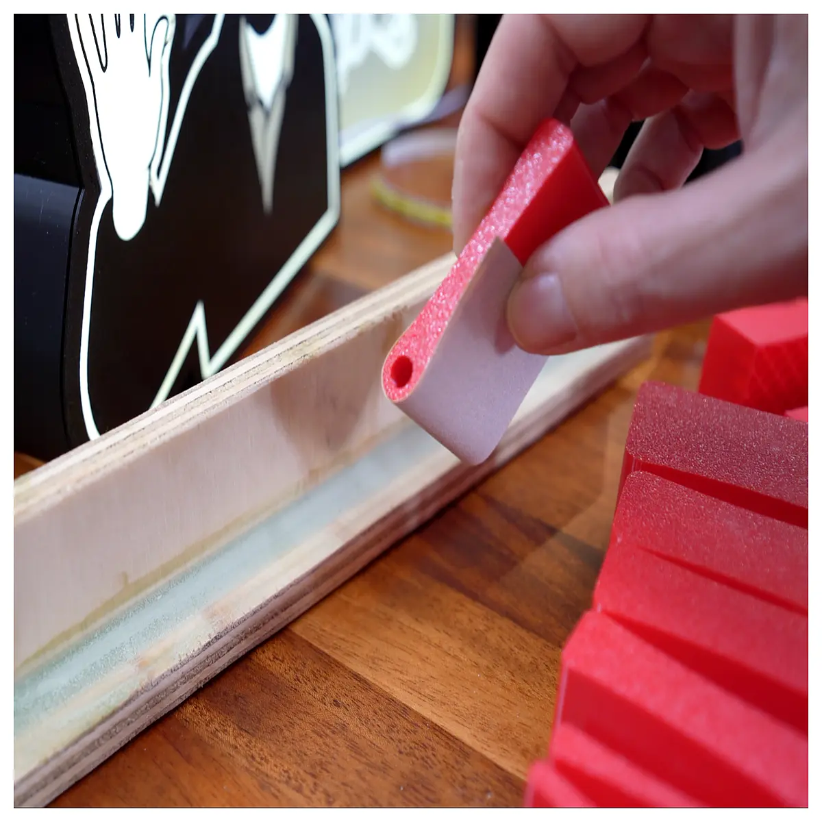 orbital sanding blocks for curved surfaces ergonomic palm sander pads flexible contour sandpaper holders