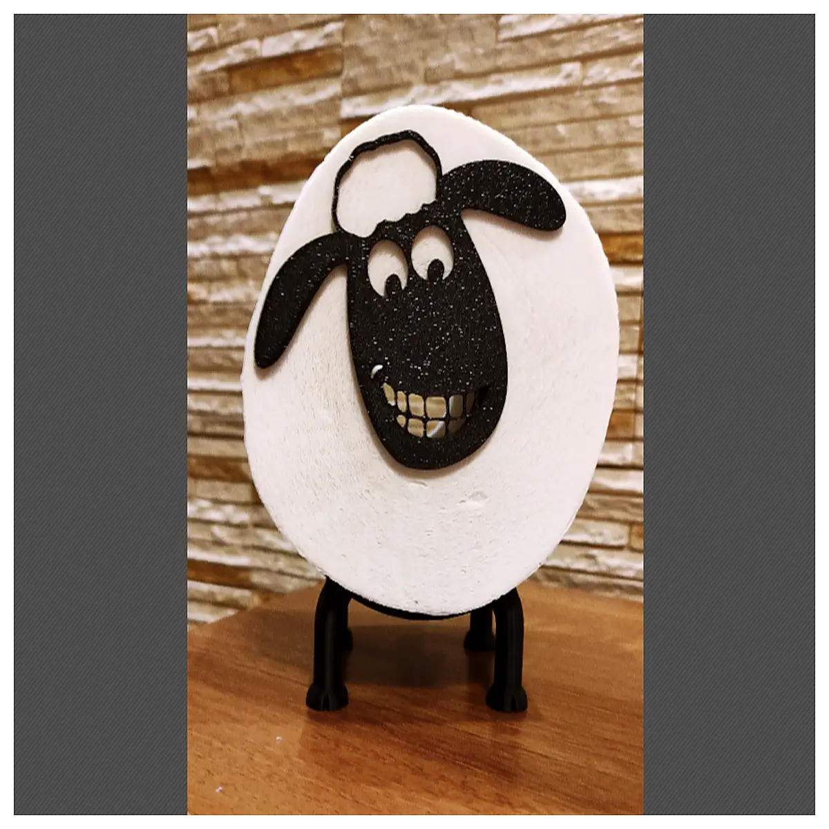 sean sheep toilet paper holder roll dispenser wall mounted bathroom tissue organizer cute animal design