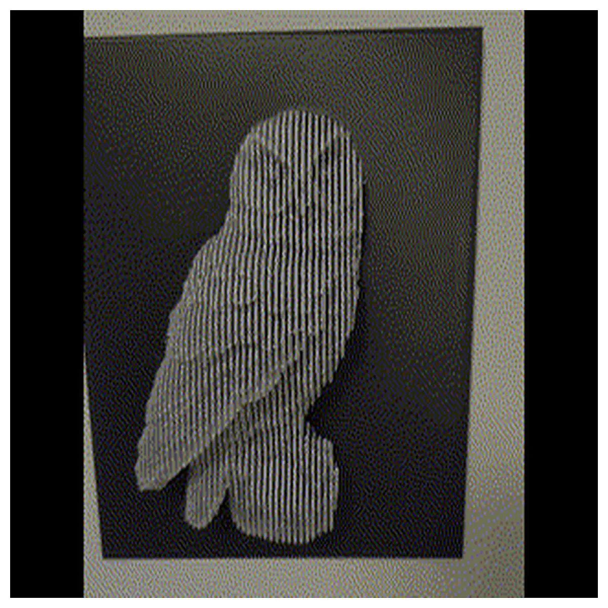 layered owl wall art decor for living room nursery modern rustic wooden sculpture hanging ornament