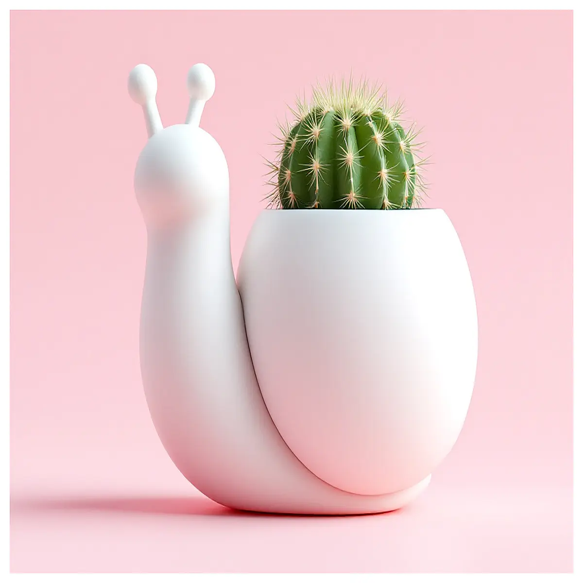 cute snail planter pot succulent vase her home decor desk ornament