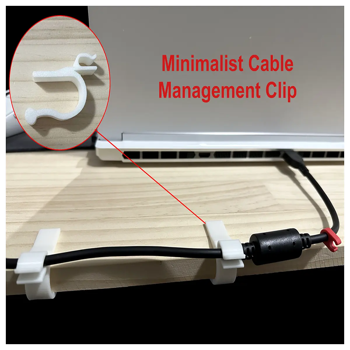 desk cable clips organizer adhesive wire management holder for computer monitor cord tidy