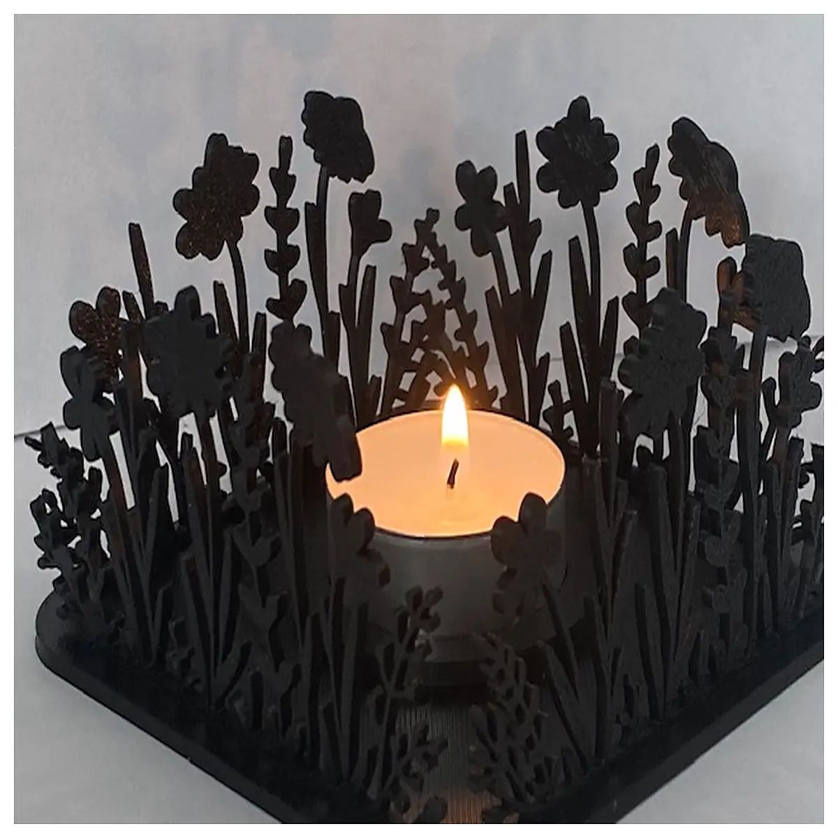 diy wax flower tea lights no glue needed self standing candle holders for home decor wedding table centerpieces