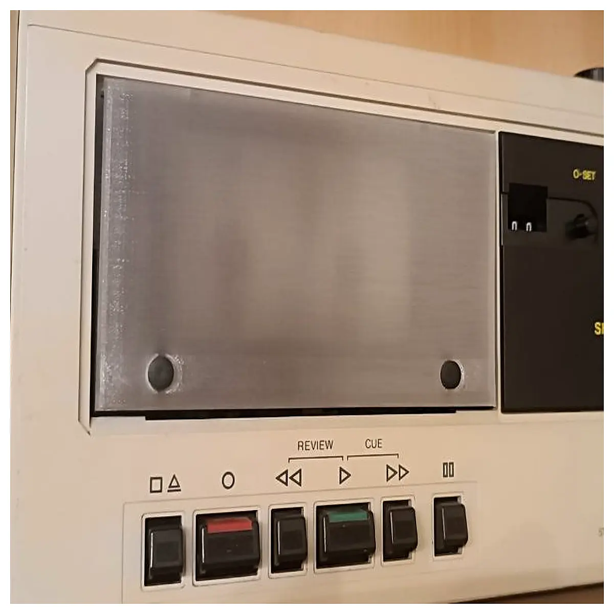 cassette deck lid replacement part for boombox radio repair
