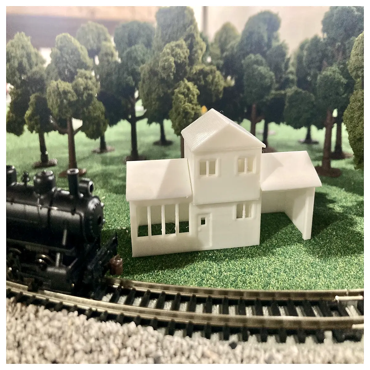 ho scale house 1 87 miniature building for diorama scenery layout decoration