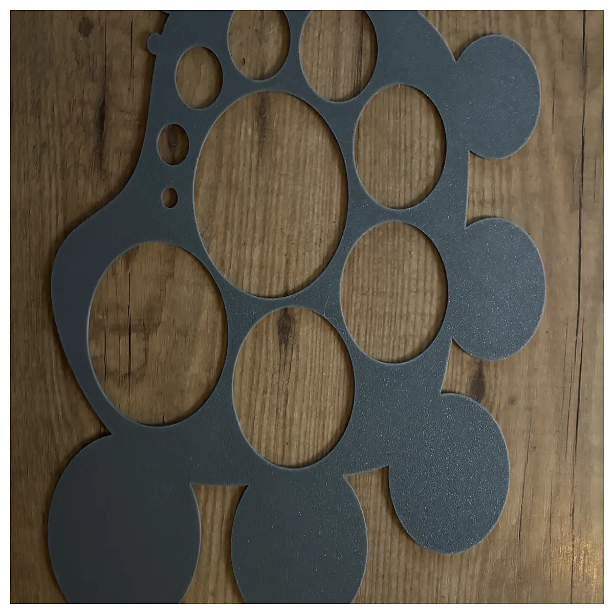 round stencil paint template for diy wall art and furniture painting