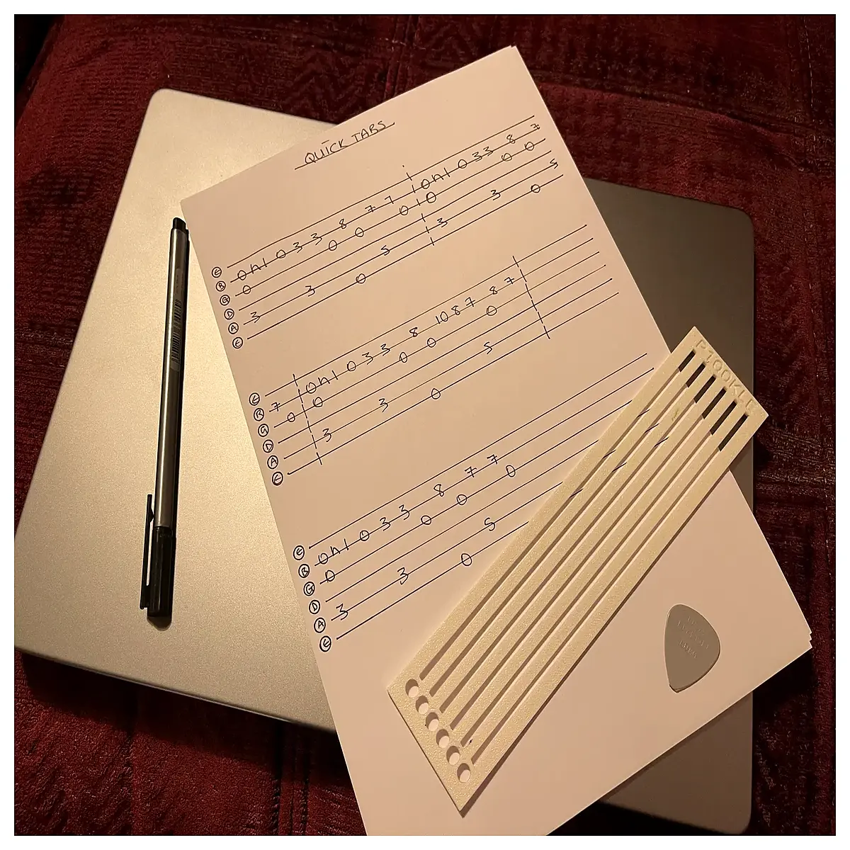 music sheet labels organizer binder tabs for piano guitar band practice folders