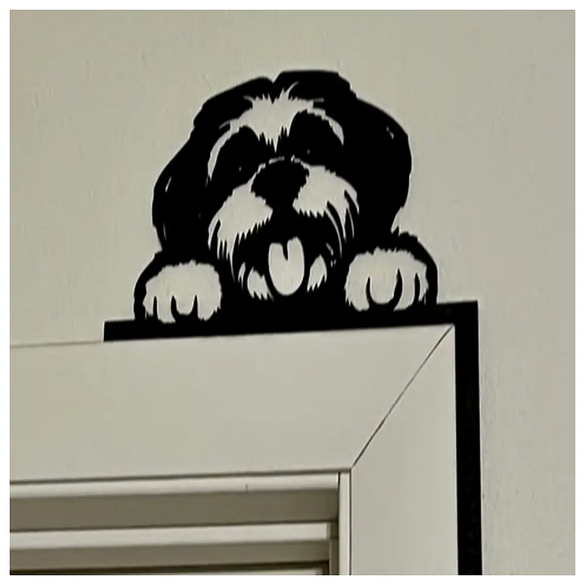 cute lion dog door hanger decor plush puppy corner wall hanging for kids room adorable animal charm for nursery shelf styling