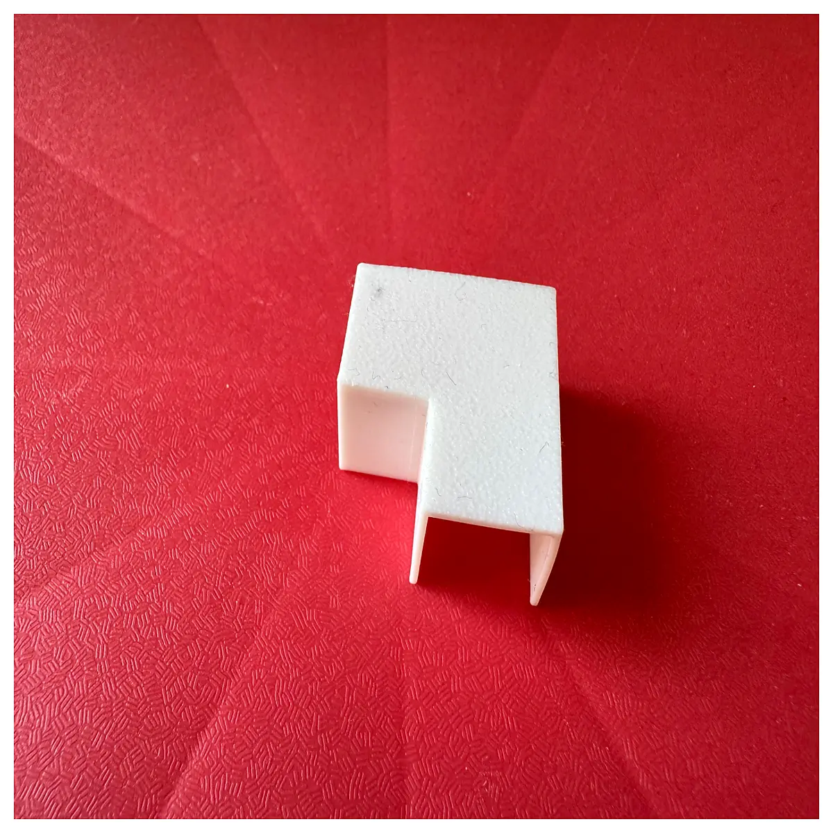 15mm x 15mm cable duct corner connector plastic wire management trunking elbow joint for computer desk office organization