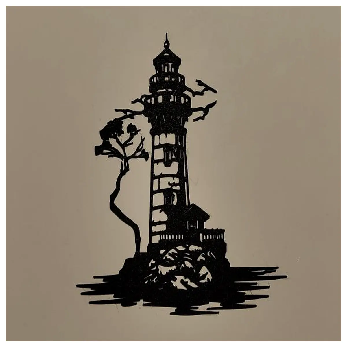 nautical lighthouse wall art home decor beach house gifts maritime vintage post painting canvas print seaside living room accent