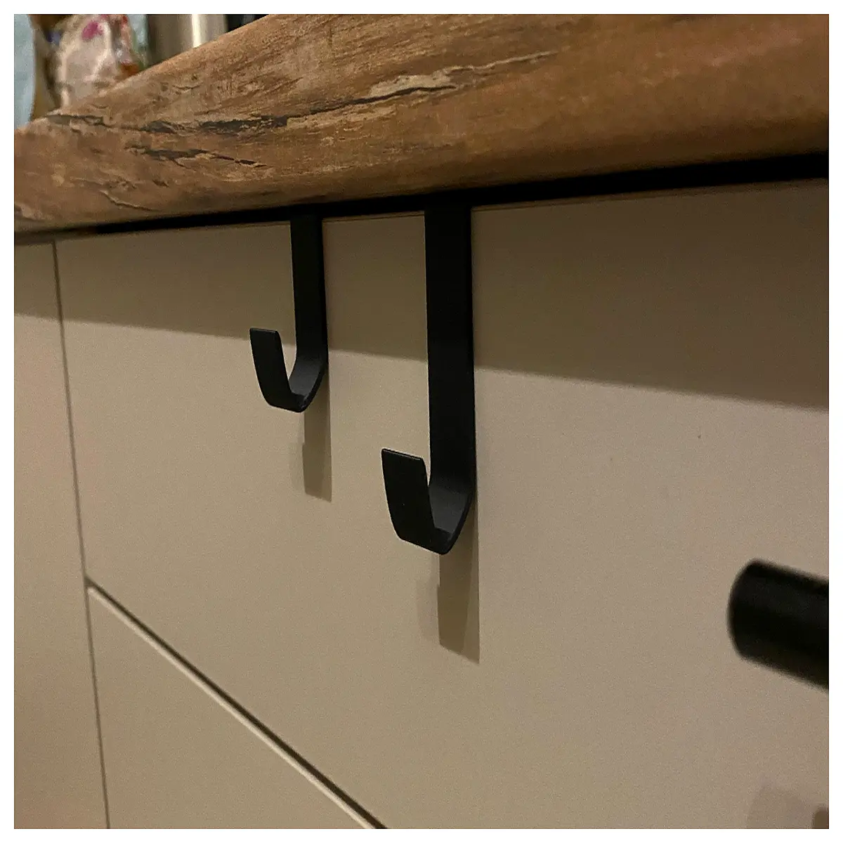 duty adhesive hooks for kitchen cabinets wall mounted pot rack organizer no drill hanging storage
