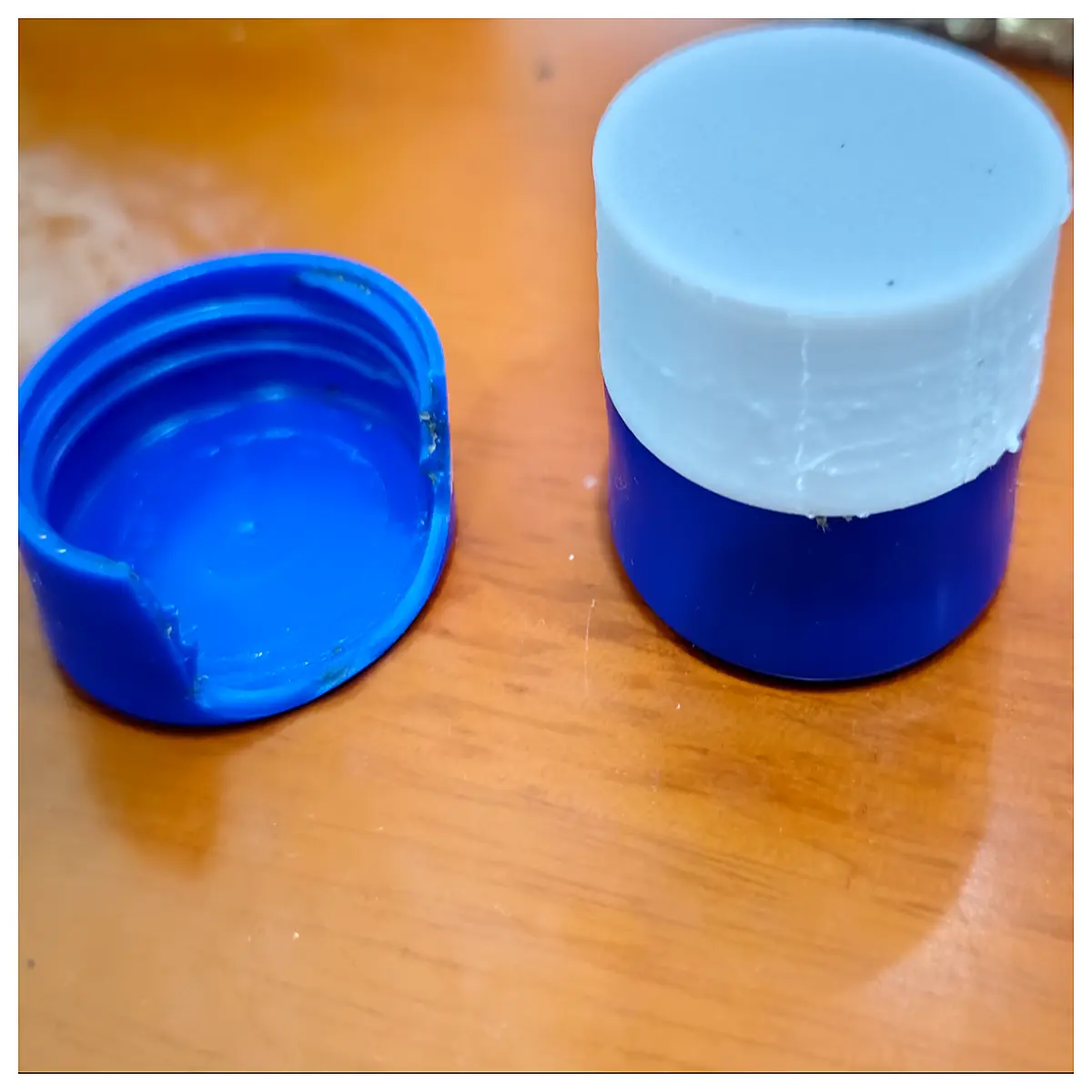 replacement cap for blistex small blue tin lip balm container lid spare part