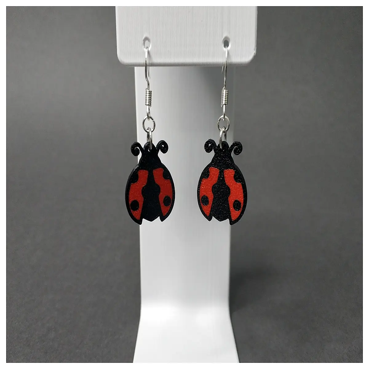 cute ladybug earrings spring 2025 whimsical insect jewelry for women playful nature inspired dangle studs