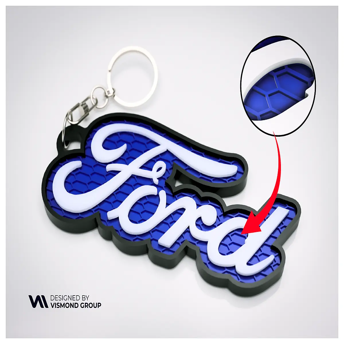 keychain leather metal car pendant for f150 mustang explorer keys