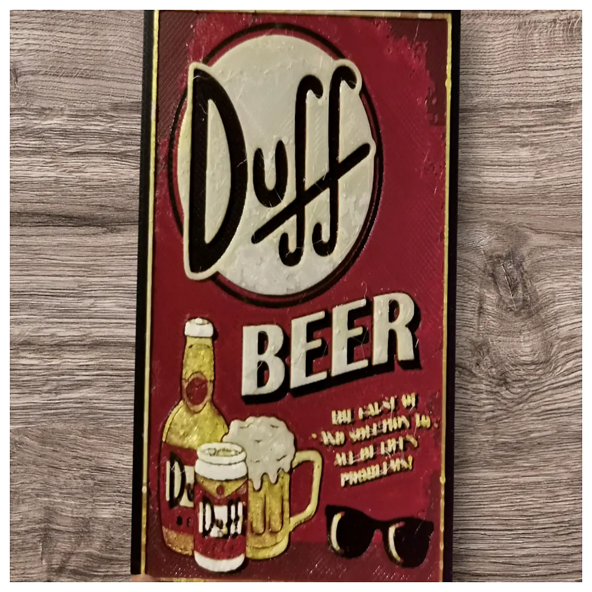 duff beer furnace home decor prop bar pub kitchen appliance style