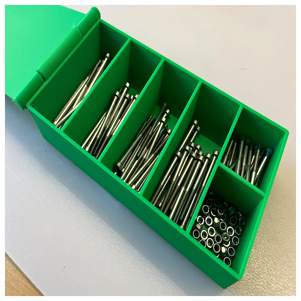 hardware organizer bins with dividers for screws nuts bolts washers small parts storage box plastic drawer unit
