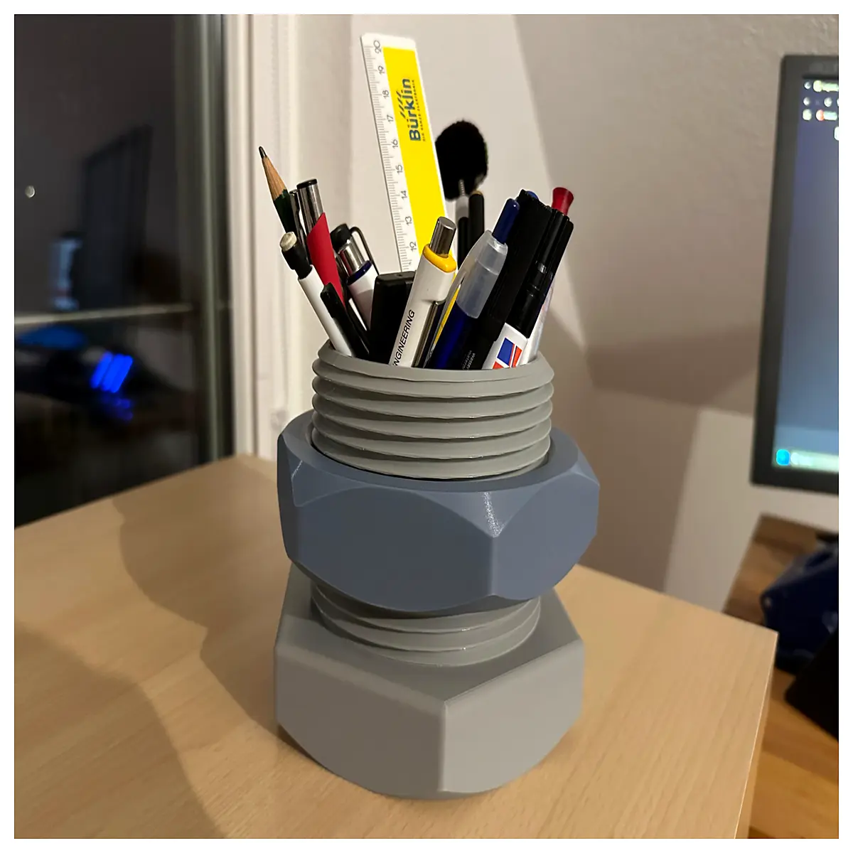 desk cable management organizer with screws and bolts for pc setup wire clip holder