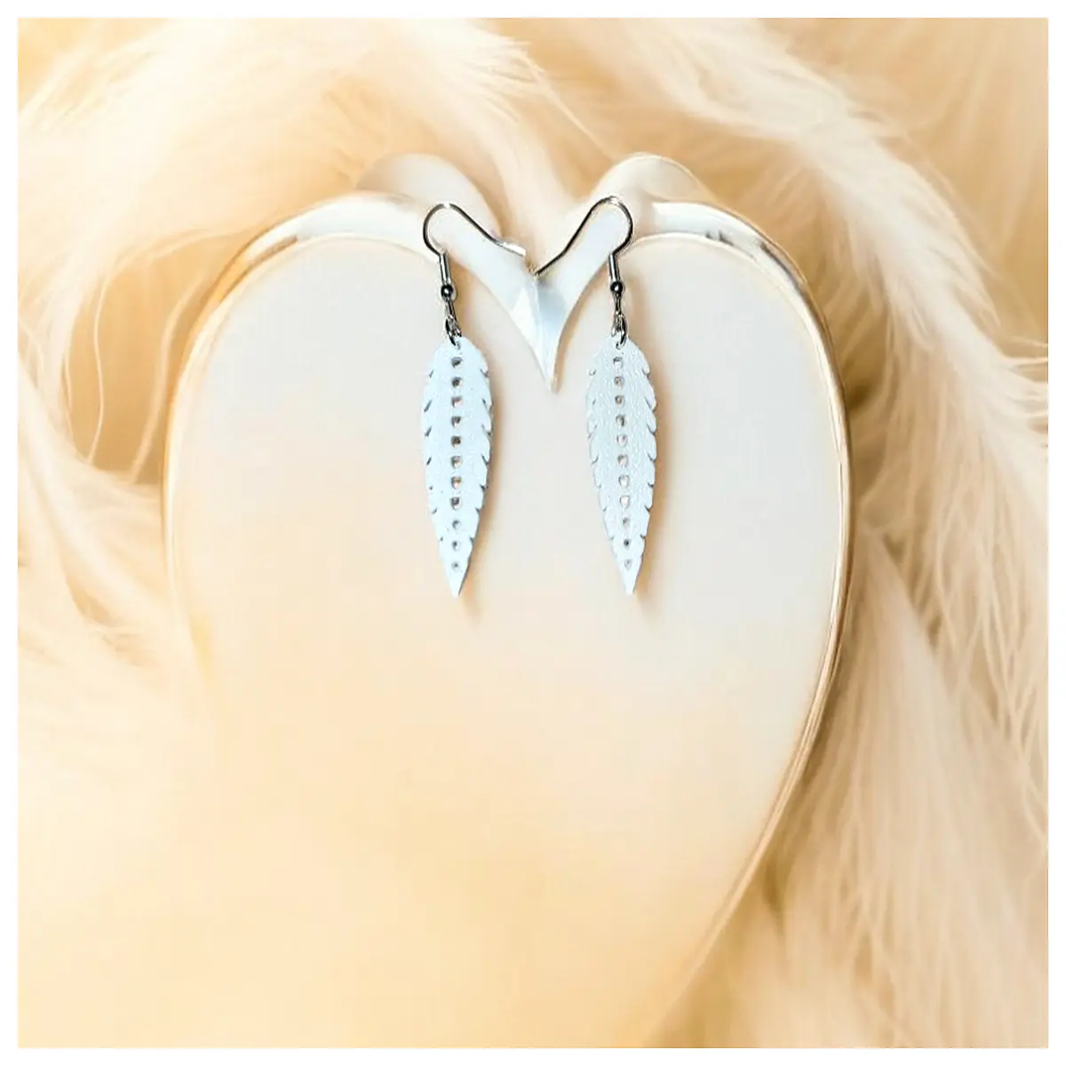 cute feather earrings for women dangle boho charm jewelry romantic girlfriend