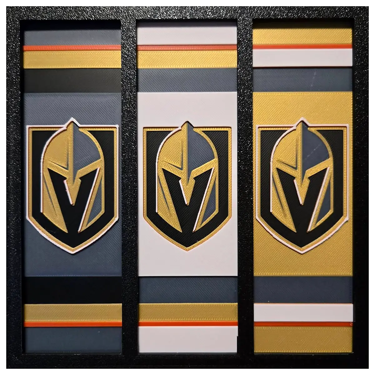 vegas golden knights metal bookmark fans team colors hockey decor