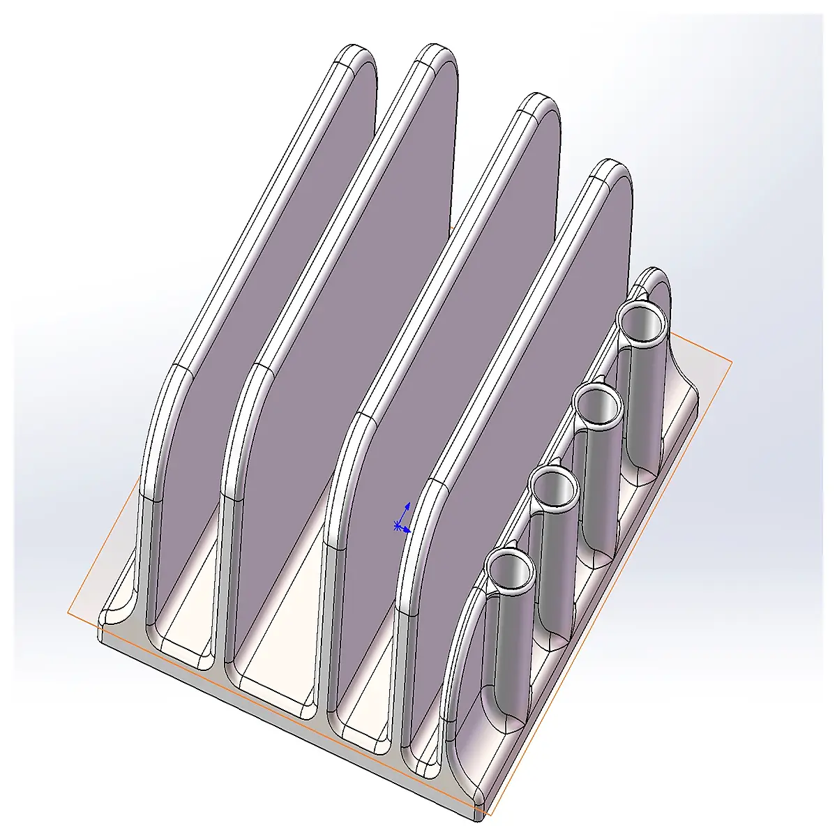 vertical laptop riser for desk organization cooling airflow ergonomic workspace