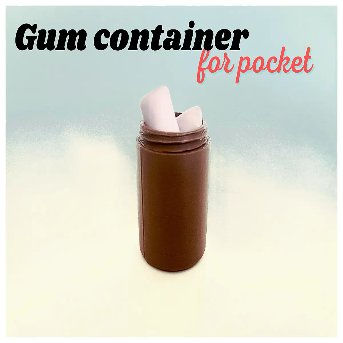 mini pocket case holder travel mint tin portable chew storage box compact
