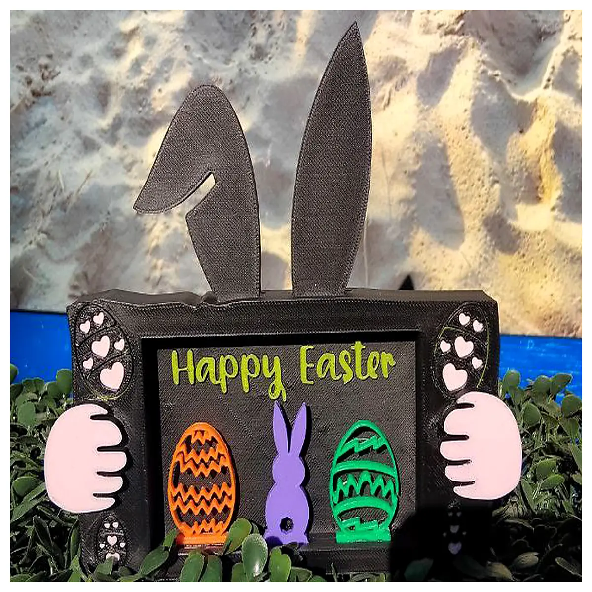happy easter decorations spring party supplies bunny rabbit eggs pastel home decor gifts for kids