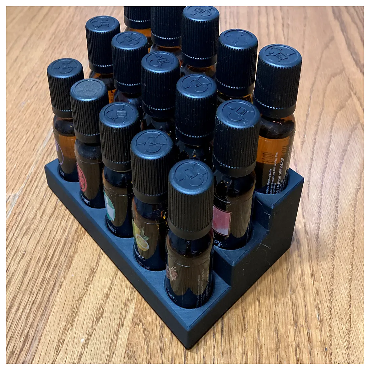 essential oil bottle organizer rack holder for 15ml vials storage shelf