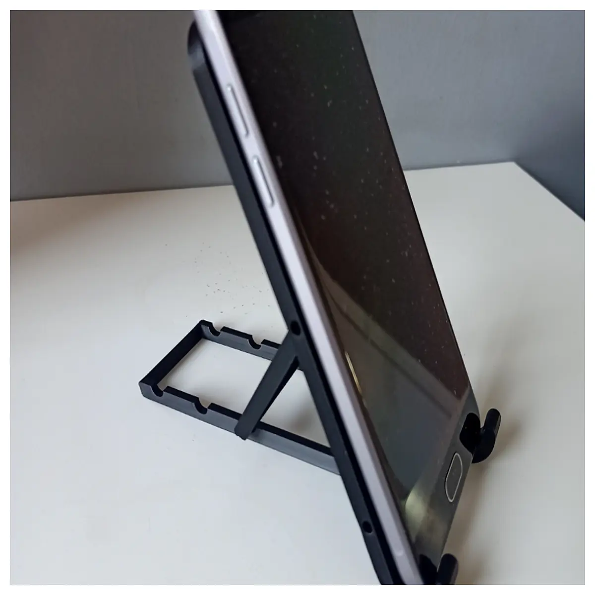 portable phone holder for travel adjustable mini desktop grip clip for tablet video call hands