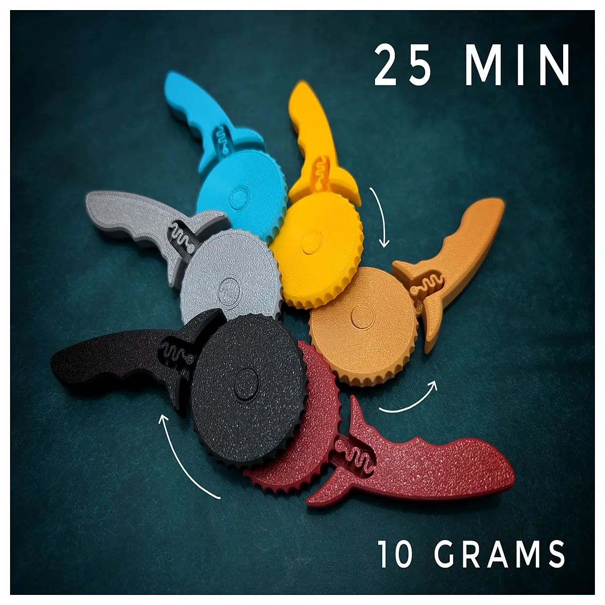 mini pizza cutter fidget toy stress relief spinny desk gadget anti anxiety tool for adults