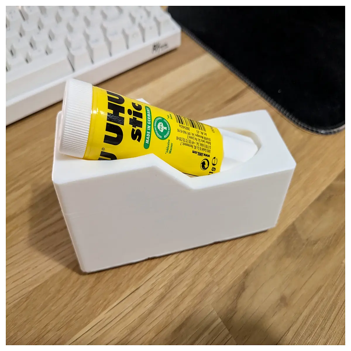 angled glue stick holder for 3x1 pva sticks desktop organizer