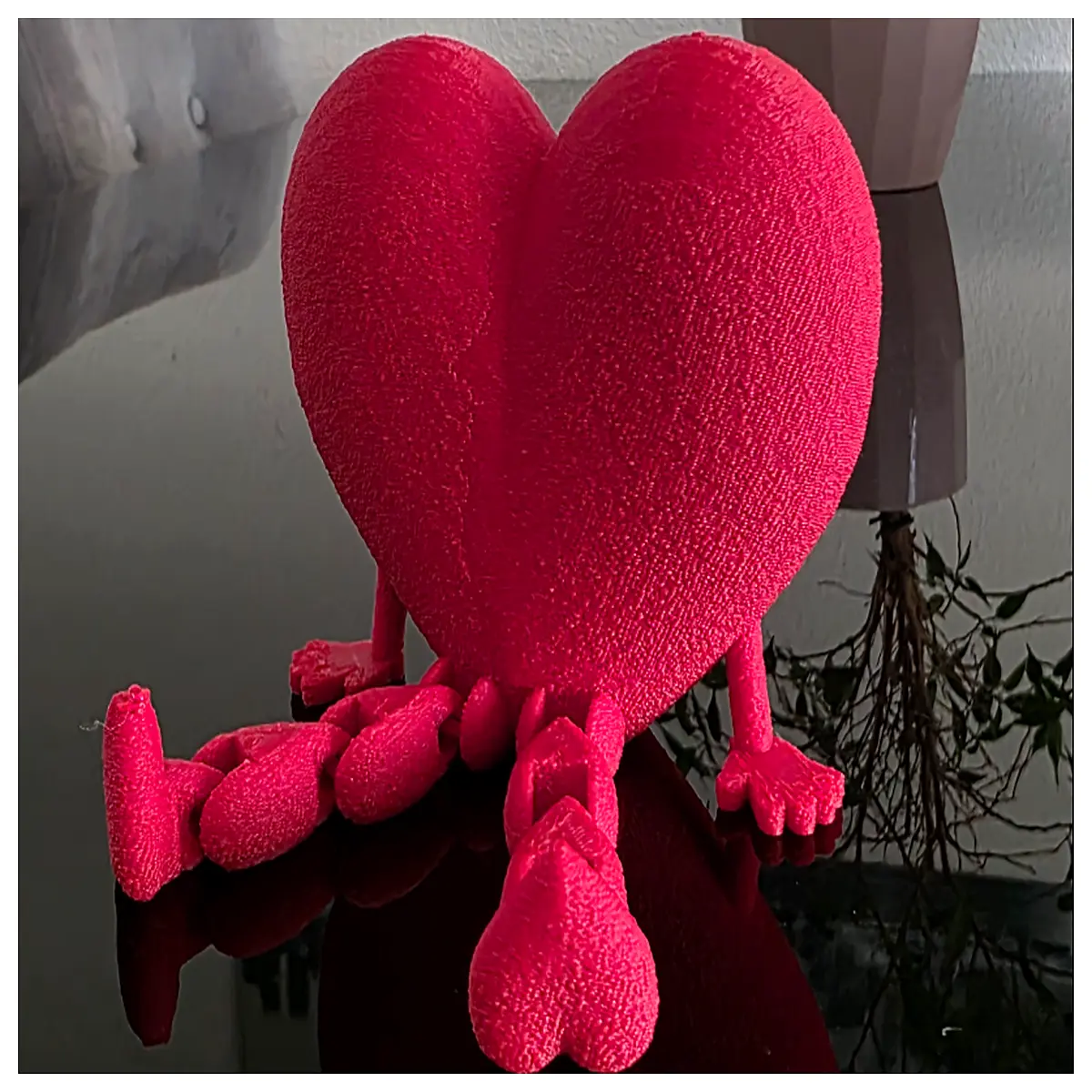 plush toy with movable joints and leg details soft huggable valentine s kids