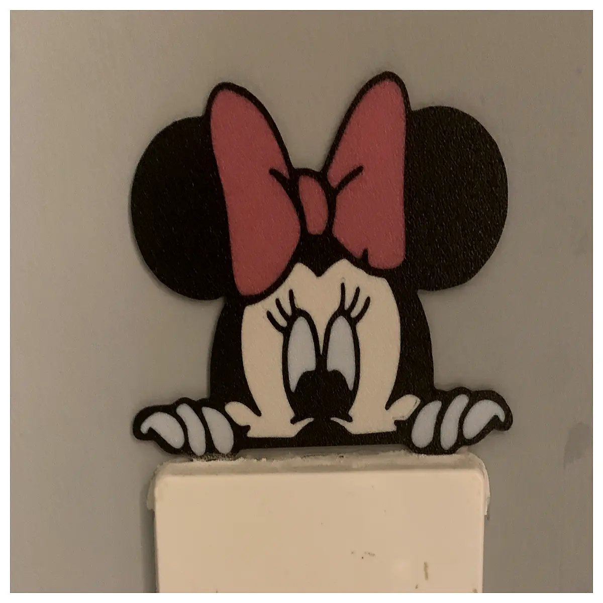 wall switch plate cover decal sticker for kids bedroom decor cute cartoon character switch frame