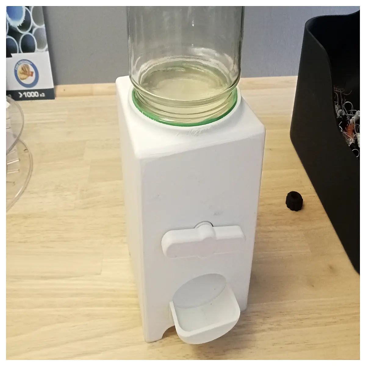 mini mmr dispenser for home use compact medicine pill organizer box with timer small portable capsule holder for travel and daily storage