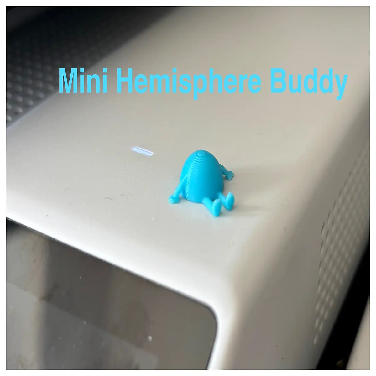 mini hemisphere companion gadget small spherical smart friend device cute compact toy for desk decoration and stress relief