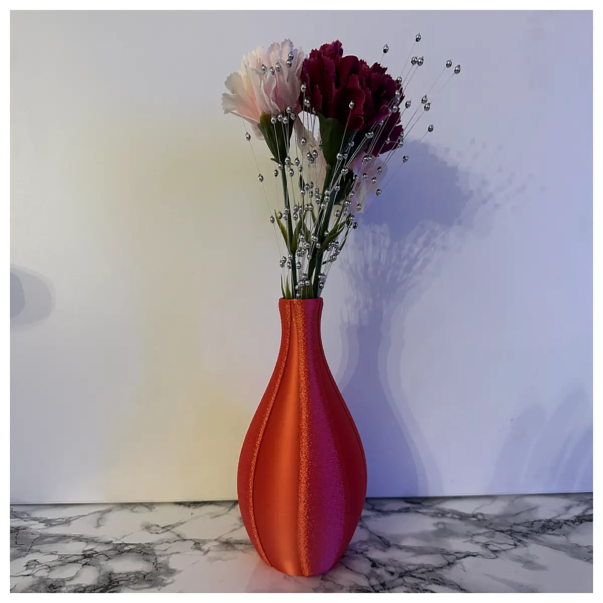 plush fuzzy flower vase decor soft touch home accent table centerpiece cozy aesthetic