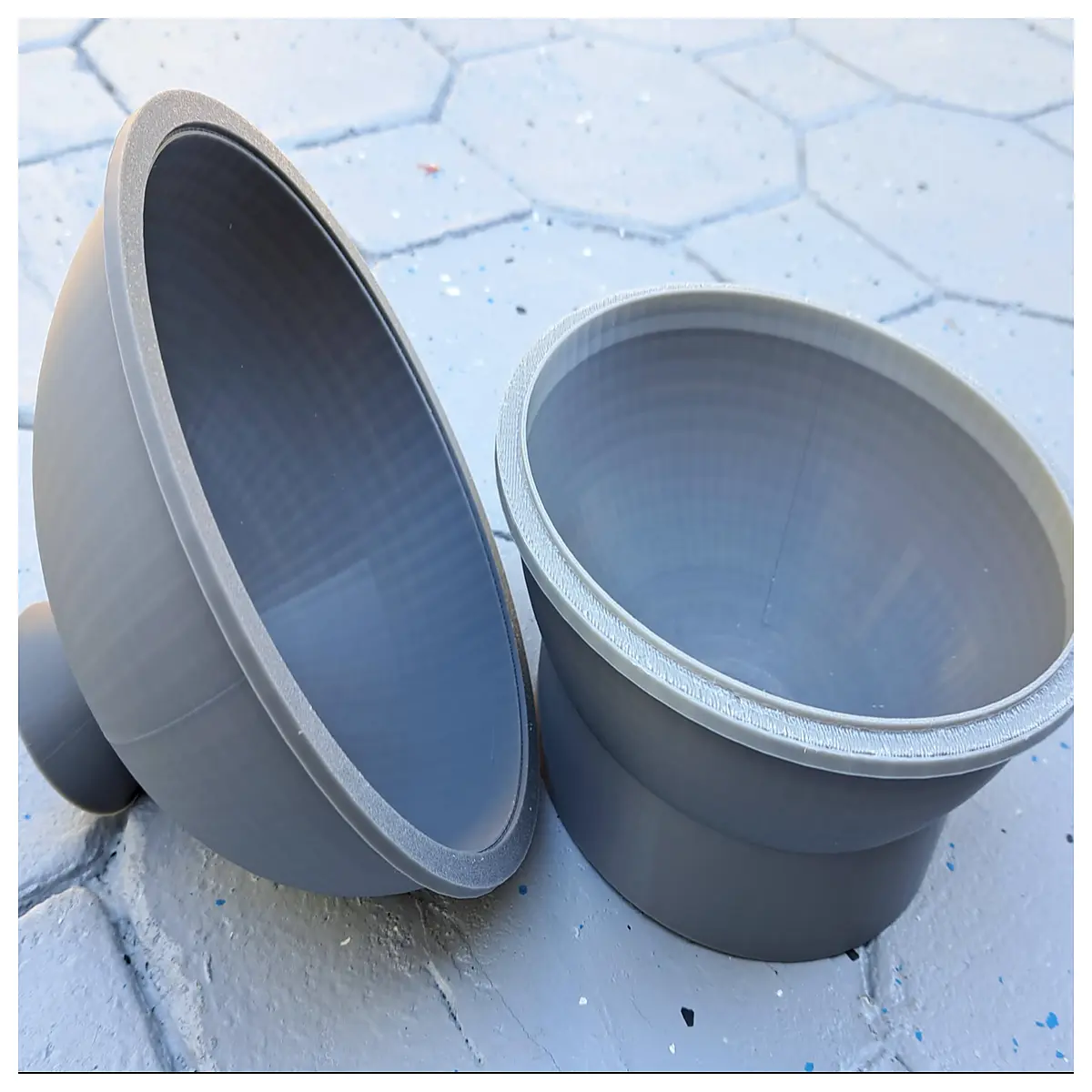 diy concrete garden sphere fountain 6 inch round planter casting