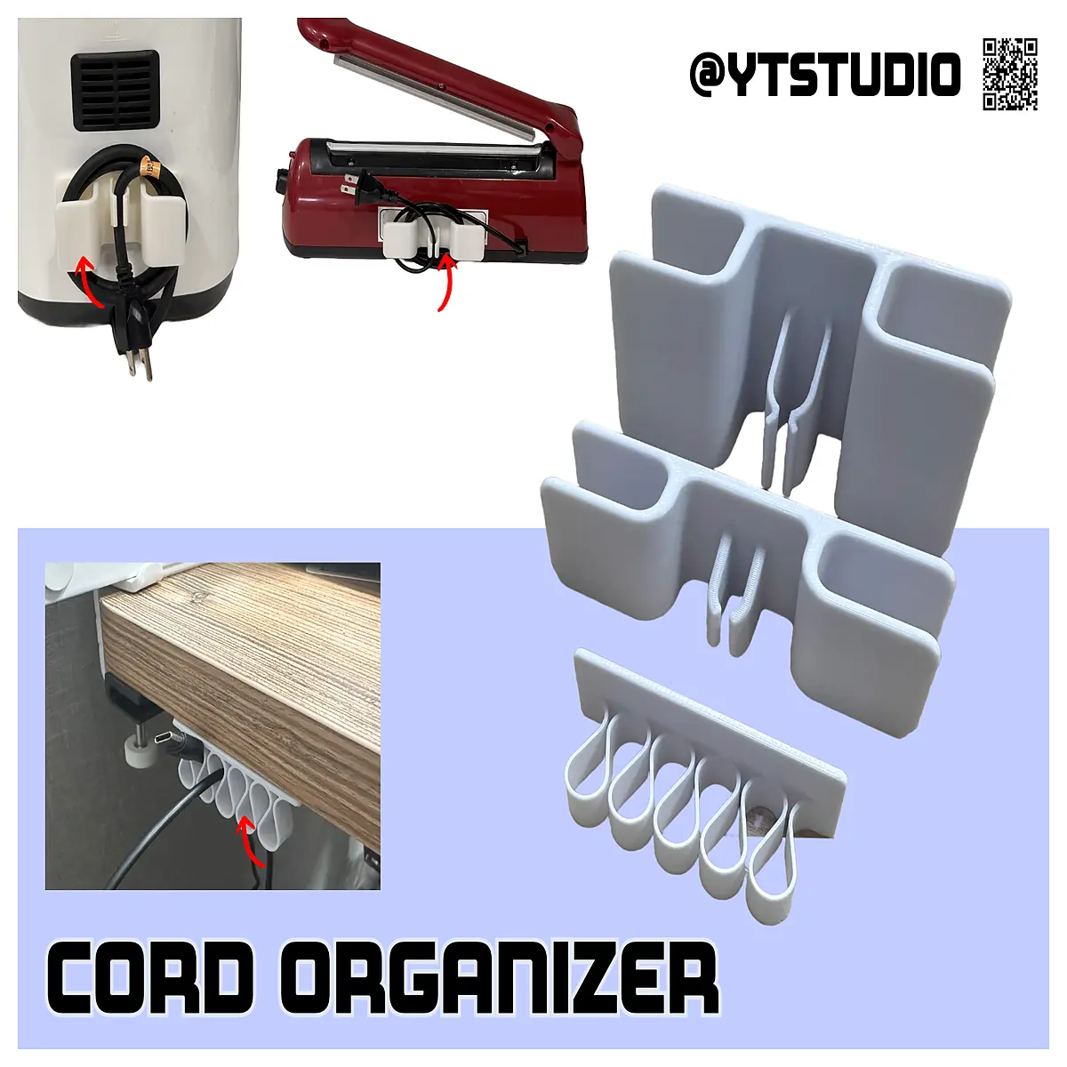 cable management clips organizers for desk home office wire holder cord tidy box