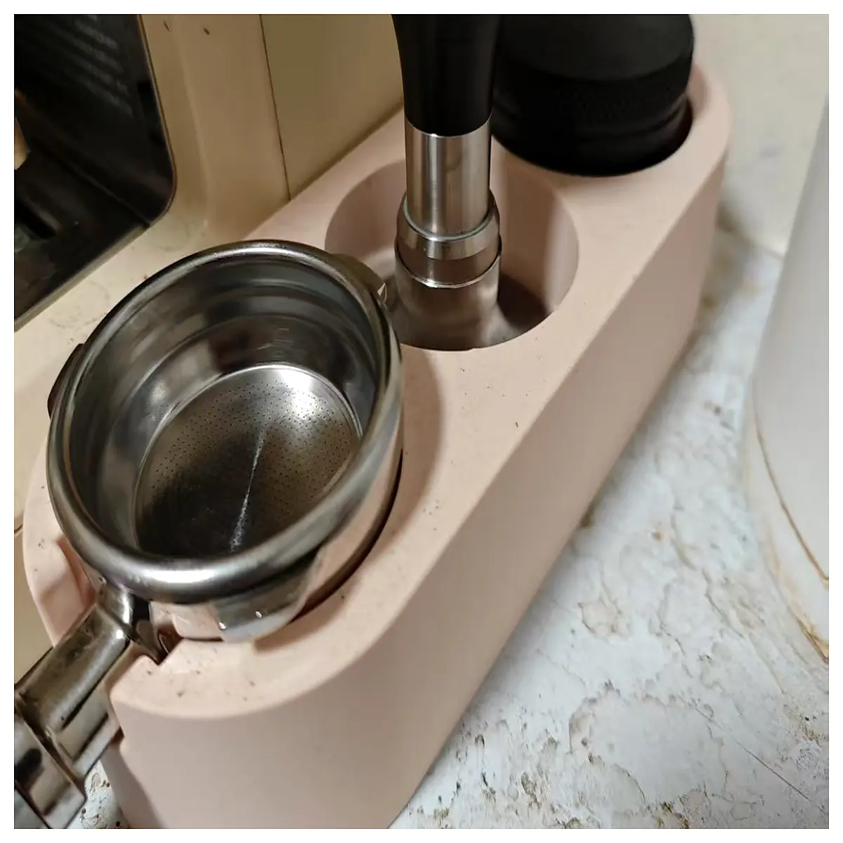 58mm portafilter bottomless naked single double spout stainless steel group head espresso machine parts replacement